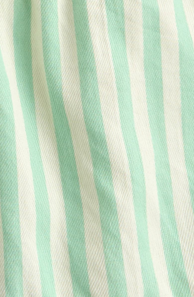 Nordstrom Tank Romper & Stripe Shorts Set, Alternate, color, Green Benny Stripe Ivory