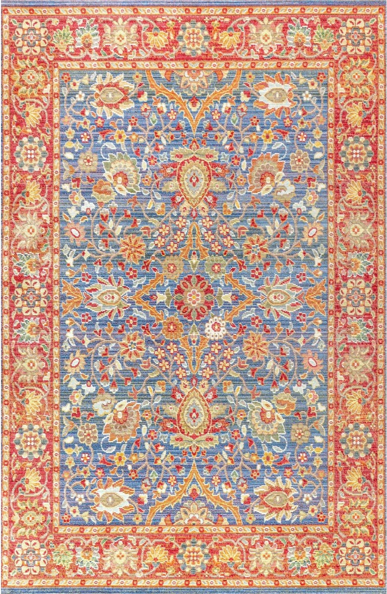 JONATHAN Y Irving Persian Area Rug, Main, color, Plum/Terracotta