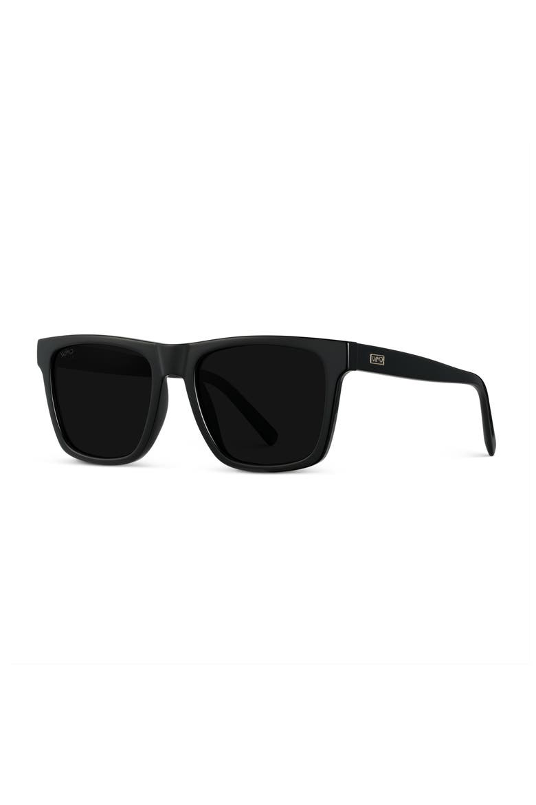 Denver - 53mm Square Polarized Sunglasses, Alternate, color, Black
