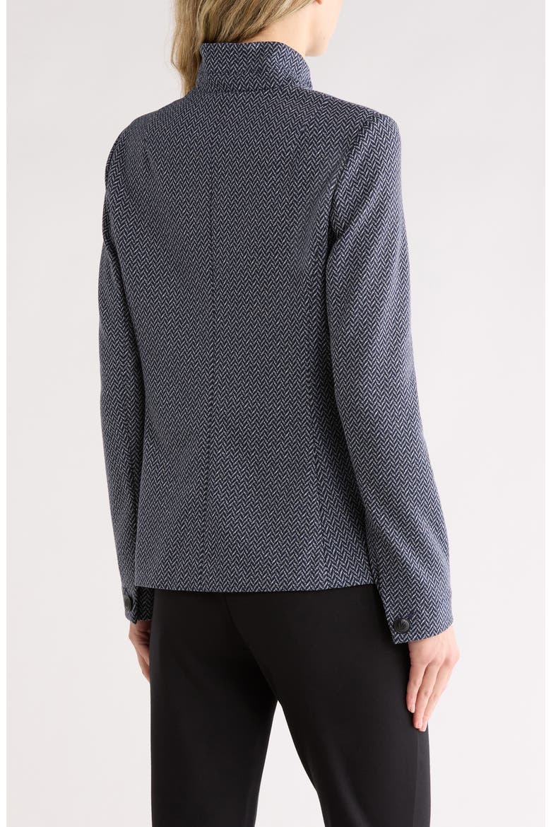 Sadie Herringbone Jacquard Blazer, Alternate, color, NAVY MULTI