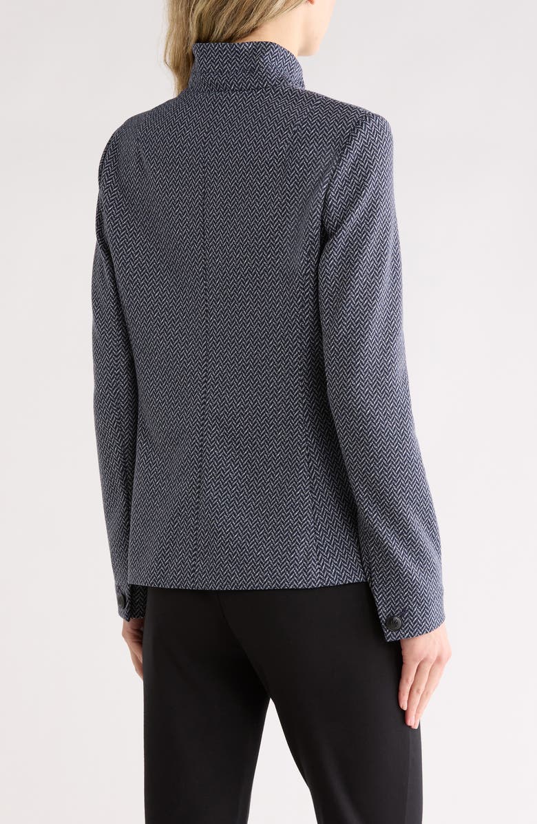 rag & bone Sadie Herringbone Jacquard Blazer, Alternate, color, Navy Multi