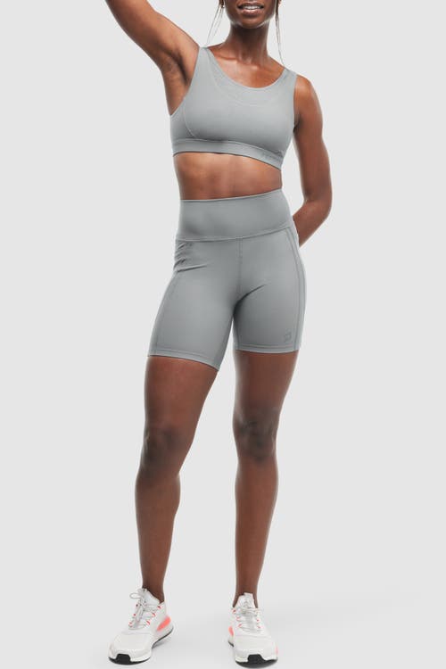 Peloton Cadent 7" Laser Perforated Bike Short In Sage Green