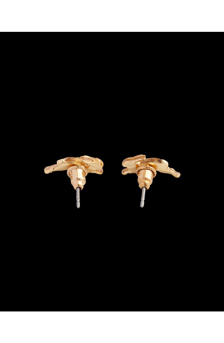 Fable England Cosy Bunny Stud Earrings, Alternate, color, Multi & Gold