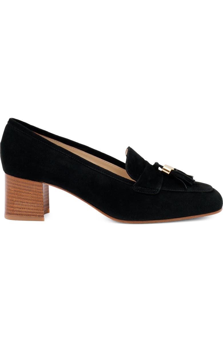 Amalfi by Rangoni Balcanico Tassel Pump, Alternate, color, Black Cashmere