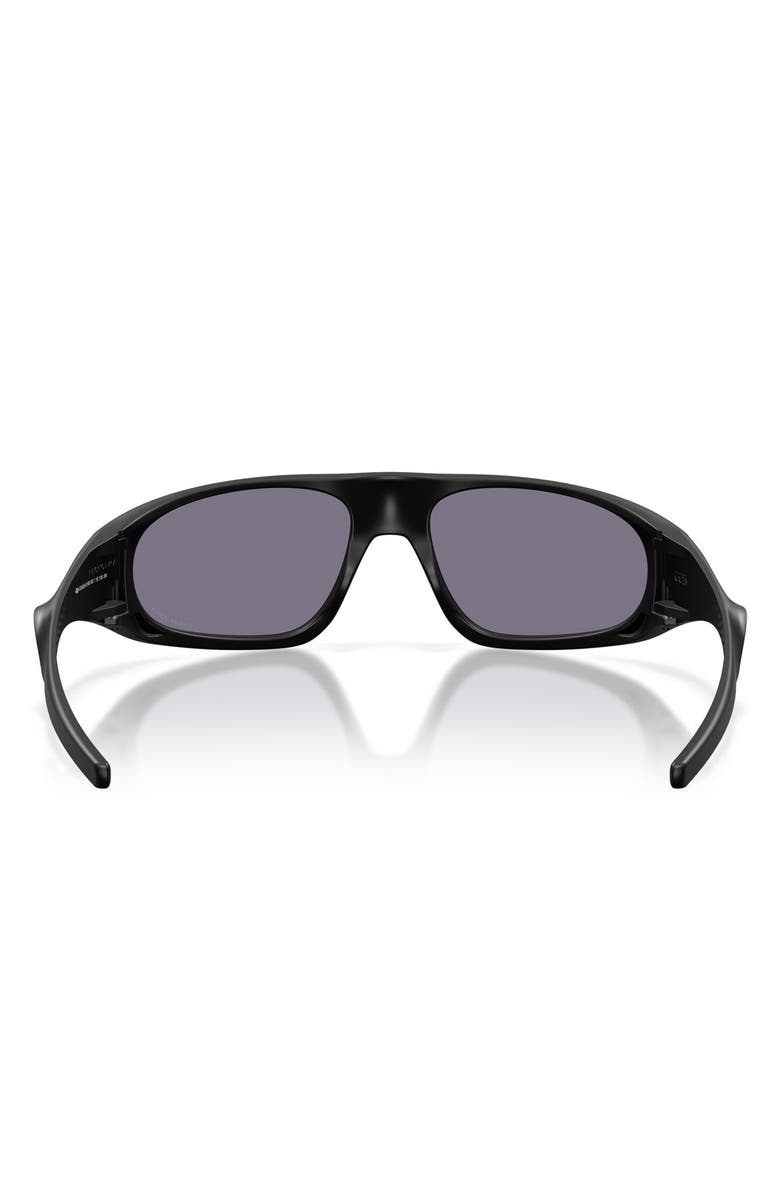 Oakley Neoforma 60mm Prizm<sup>™</sup> Polarized Oval Sunglasses, Alternate, color, Matte Black / Prizm Grey
