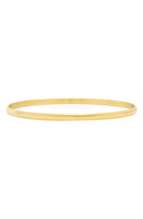 18k Gold Plated Bangle Bracelet