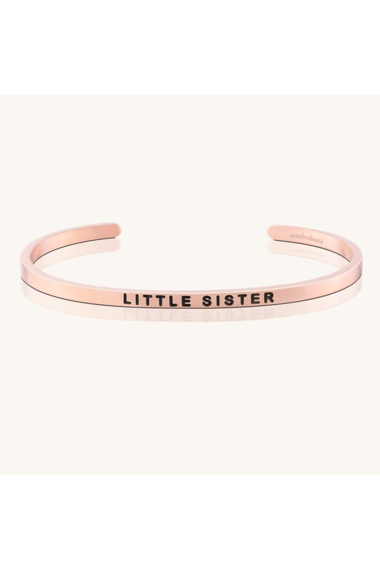 Little Sister bracelet, Main, color, Rose Gold