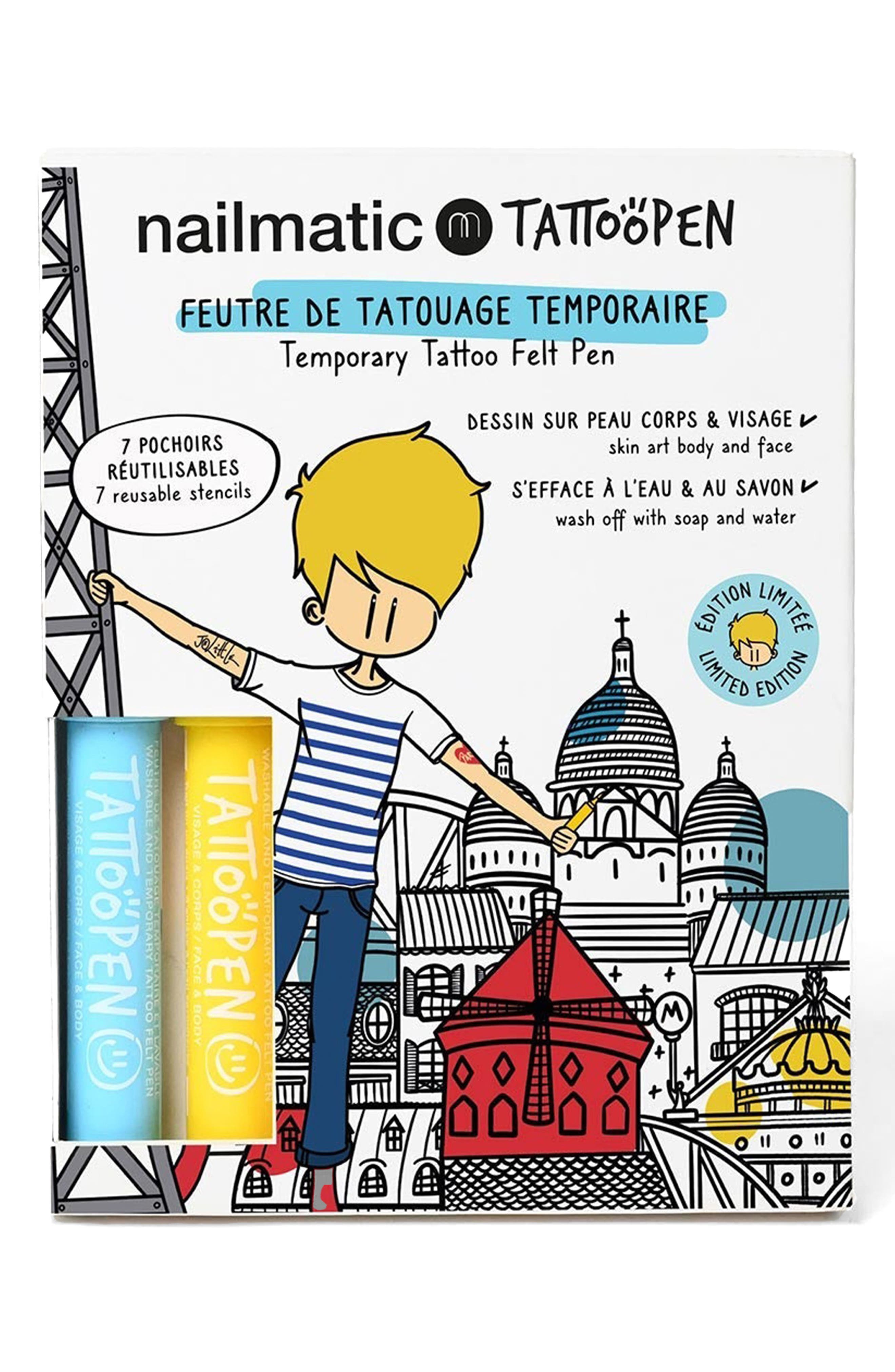 nailmatic Kids' Paris by Jo Little Tattoo Pen Duo Set 