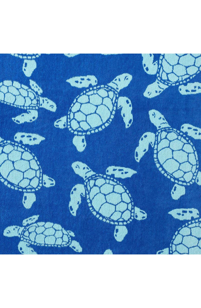 Tommy Bahama Cotton Velour Beach Towel, Alternate, color, Medium / Dark Blue