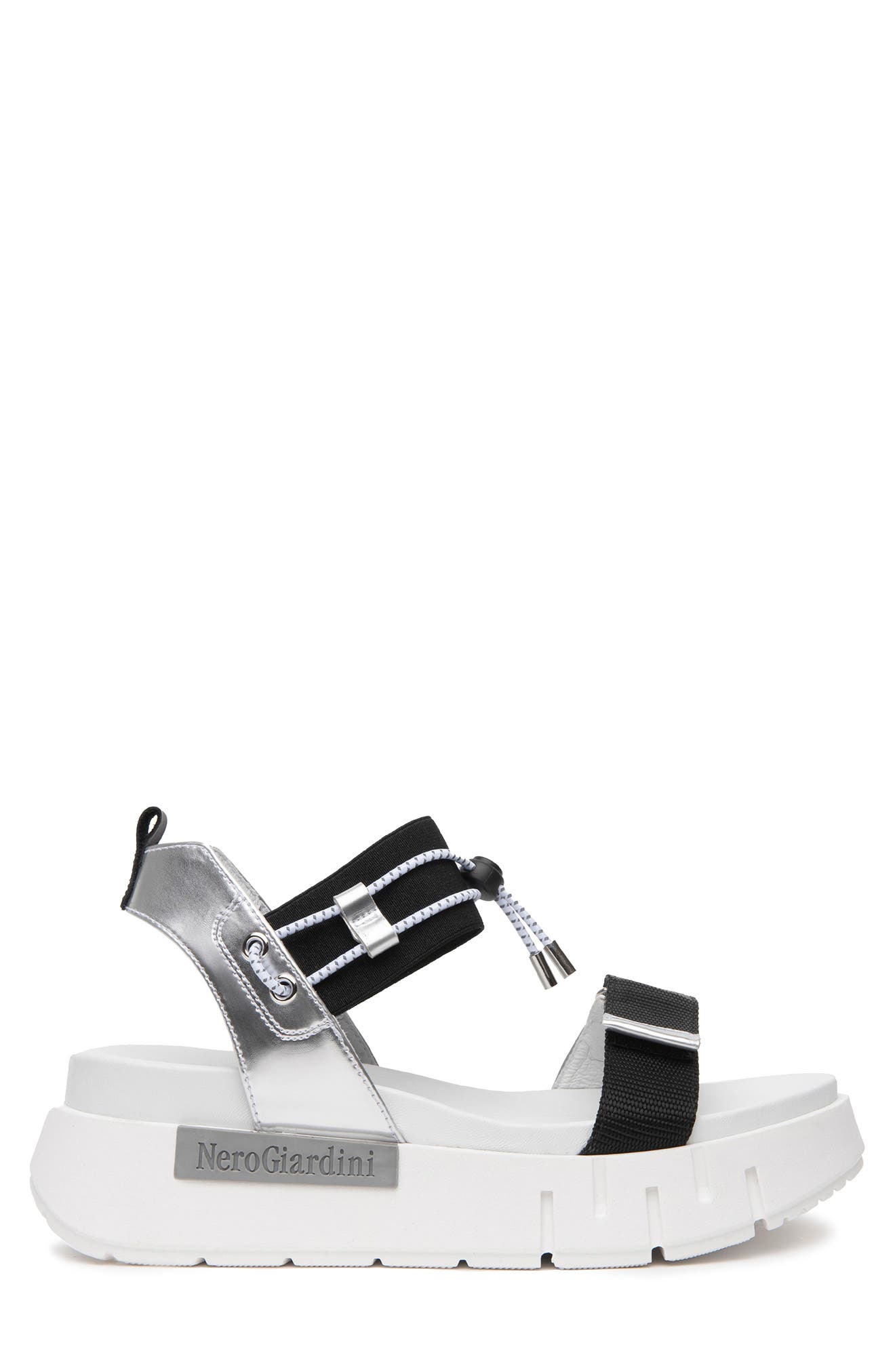 NeroGiardini Sporty Platform Sandal, Alternate, color, 