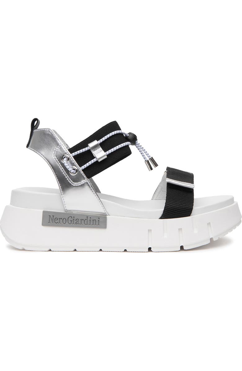 NeroGiardini Sporty Platform Sandal, Alternate, color,