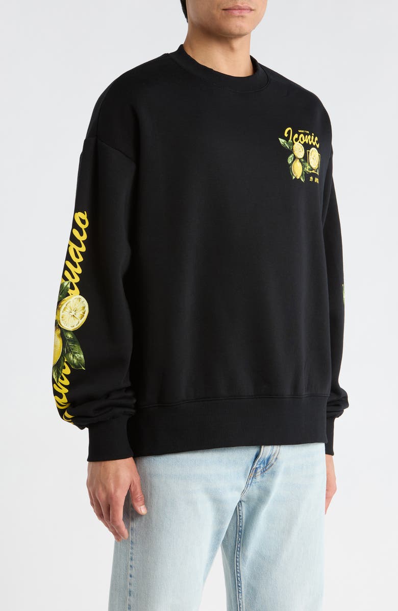 SANTO STUDIO Jett Lawrence Edition Iconic Fleece Sweatshirt, Alternate, color, Black