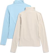 YOGALICIOUS 2-Pack Evelyn Meet N Greet Ultra Lush Long Sleeve Turtleneck T-Shirt