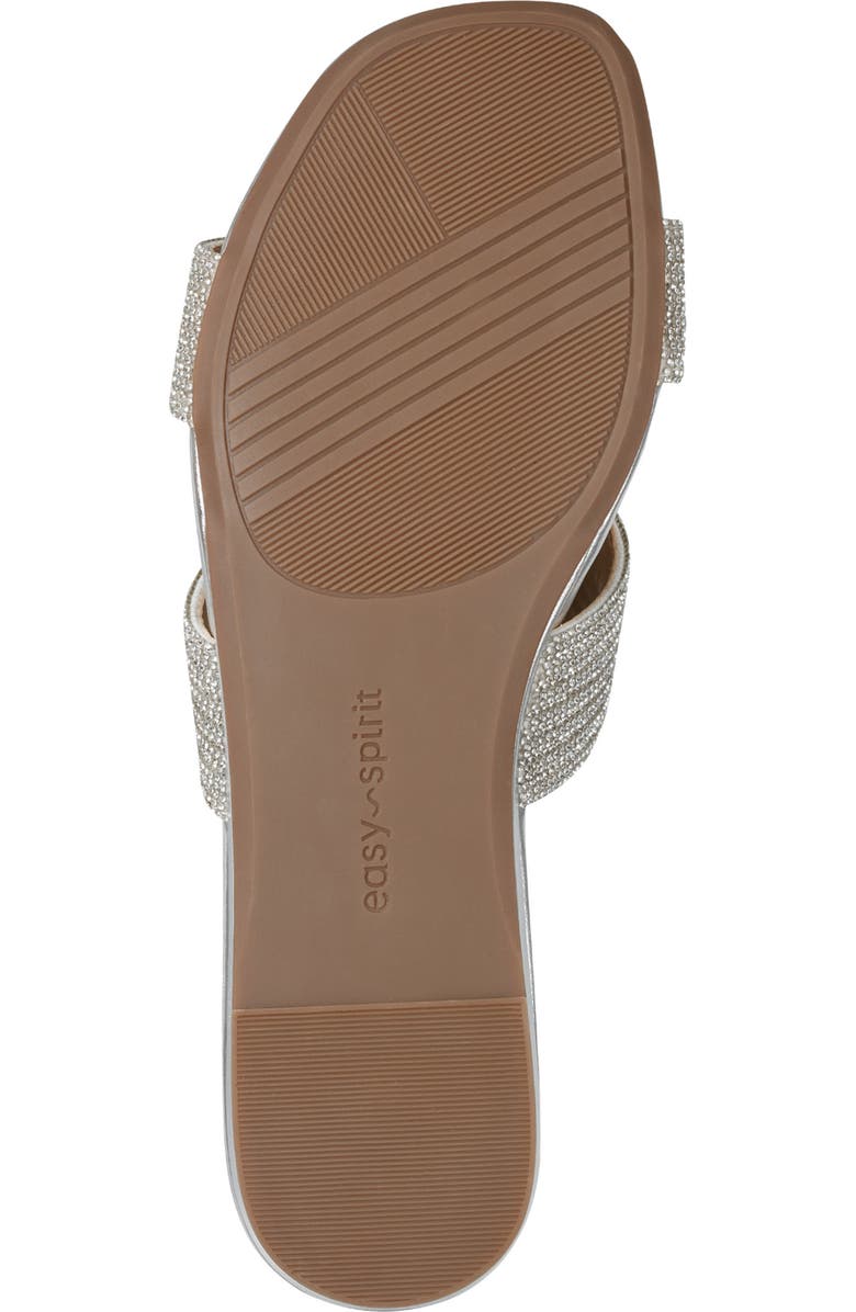 Easy Spirit Colter Slide Sandal, Alternate, color, Silver
