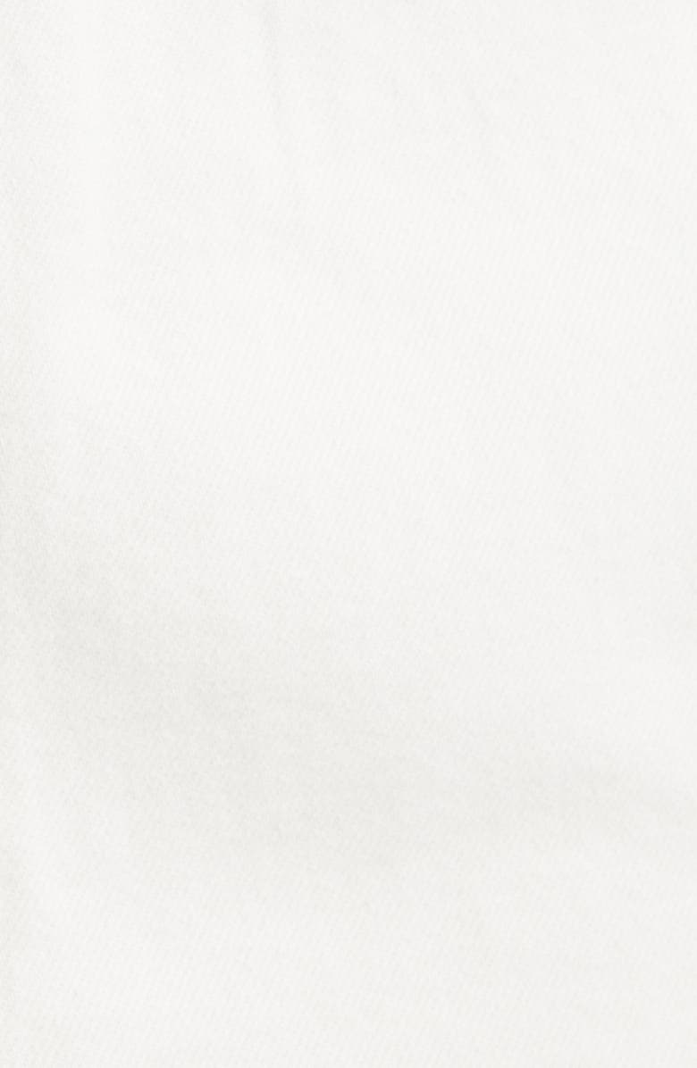 HIDDEN JEANS Front Slit Denim Midi Skirt, Alternate, color, White