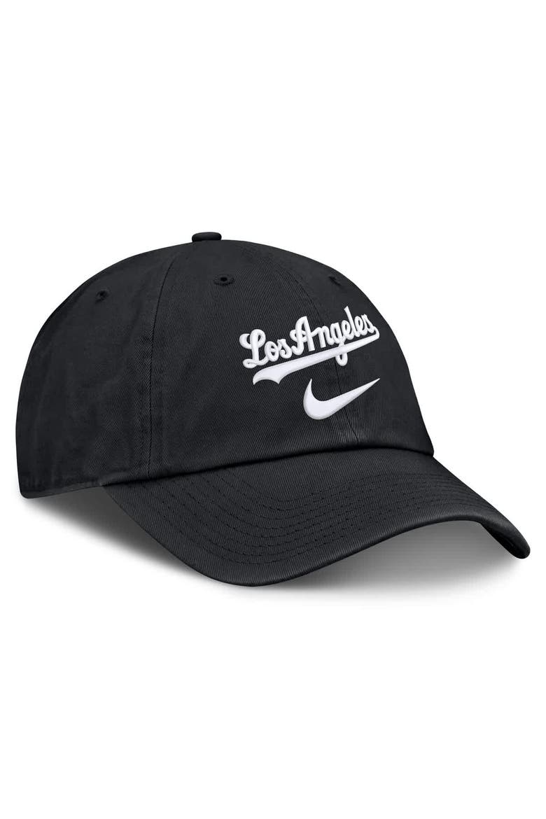 Men's Nike  Black Los Angeles Dodgers Primetime Club Adjustable Hat, Alternate, color, Black