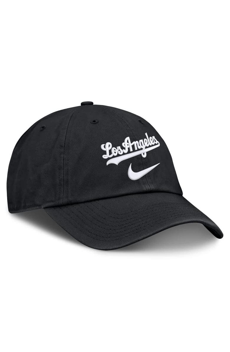 Nike Men's Nike  Black Los Angeles Dodgers Primetime Club Adjustable Hat, Alternate, color, Black