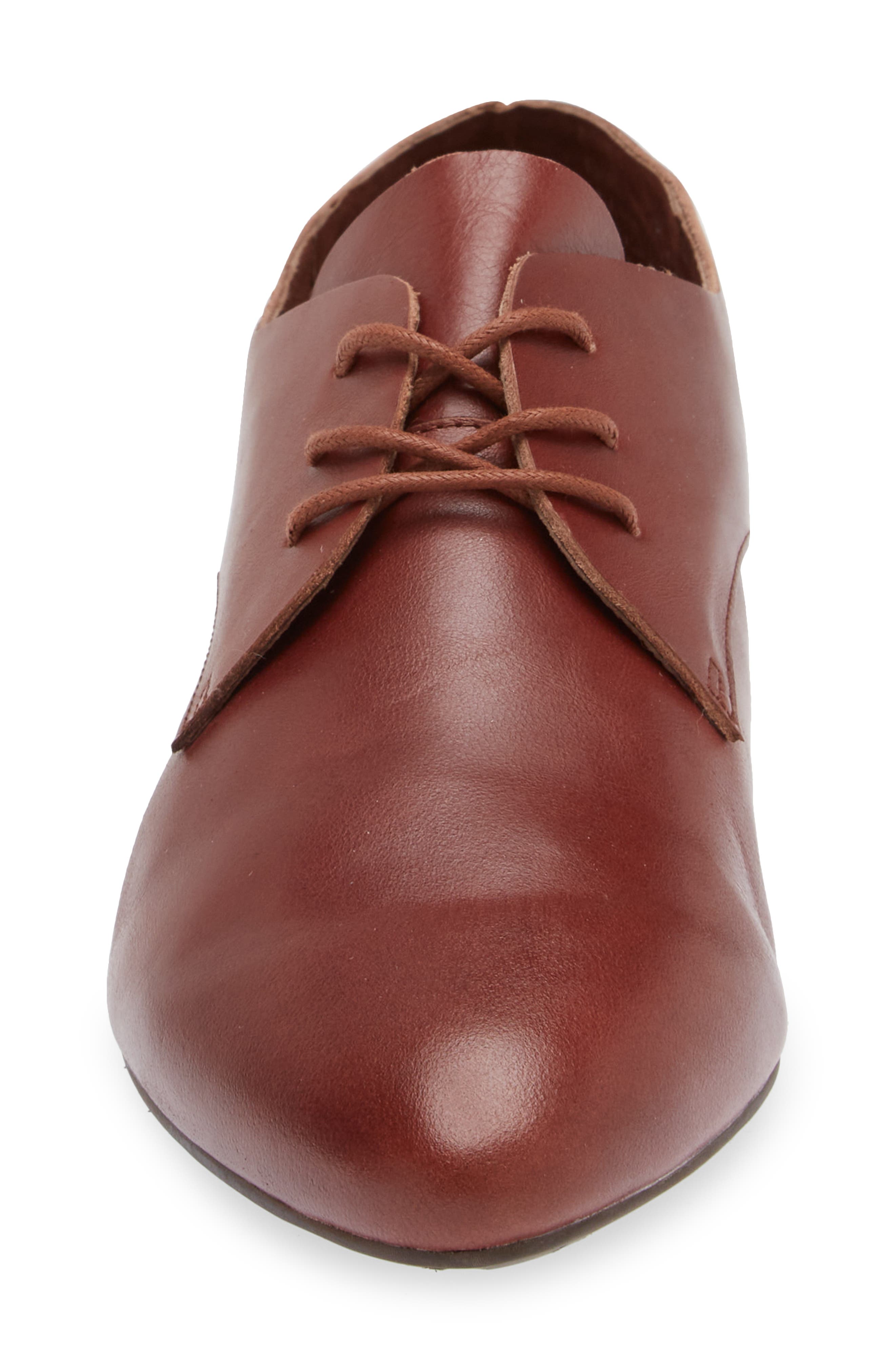 Emil Derby, Alternate, color, BROWN LEATHER