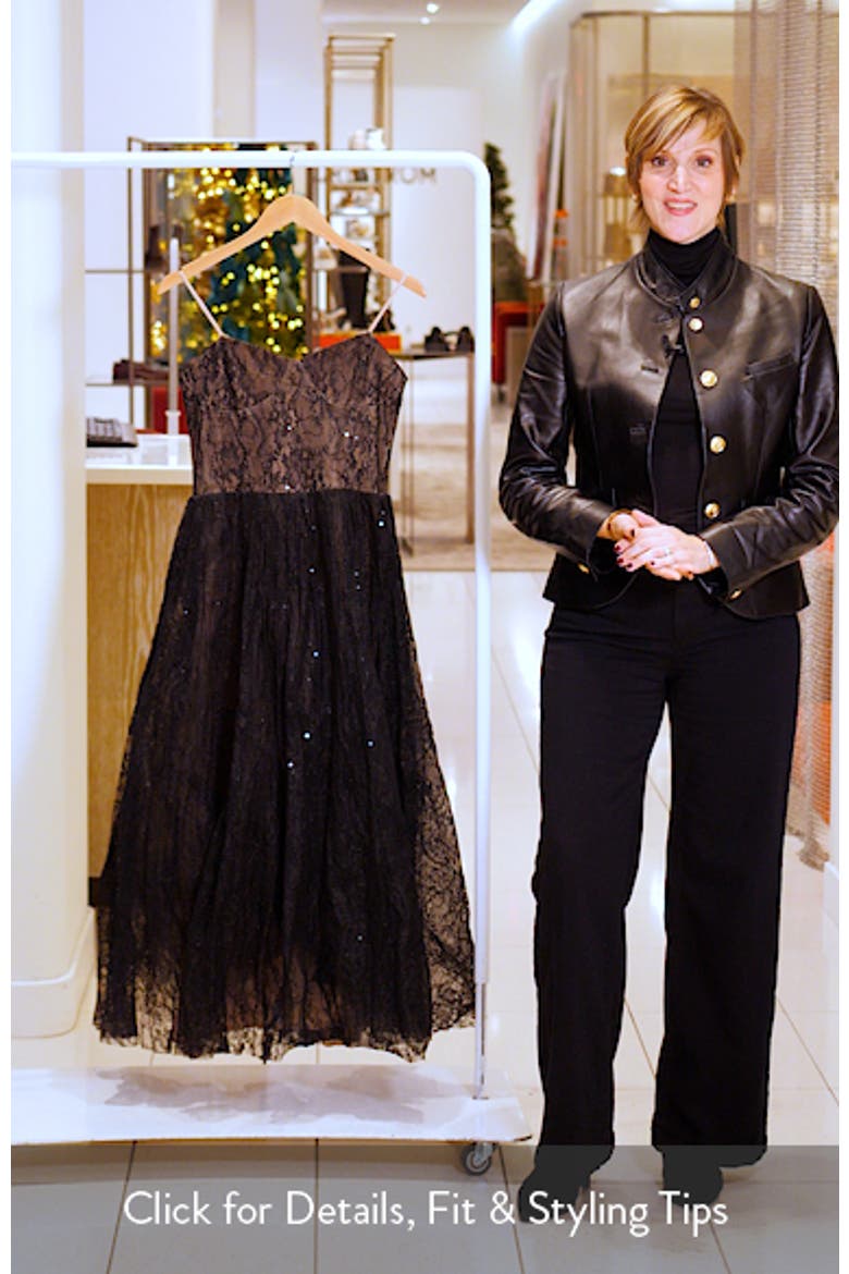 Kelly Sequin Lace Cocktail Dress video