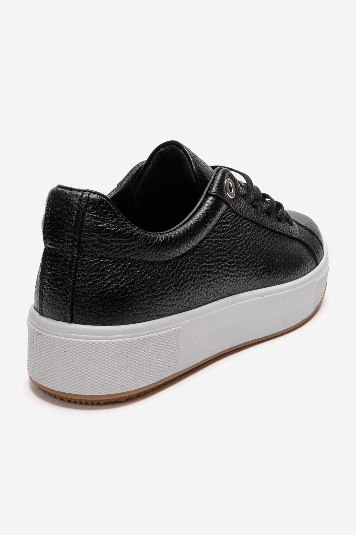 Forever & Always Shoes Pallen Leather Casual Sneaker, Alternate, color, Black