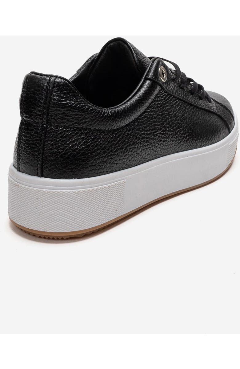 Forever & Always Shoes Pallen Leather Casual Sneaker, Alternate, color, Black