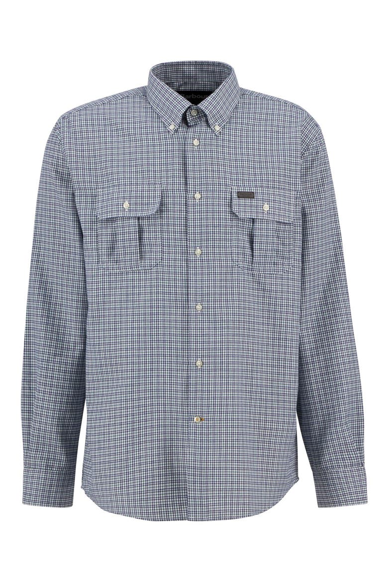 Fenn Performance Regular Fit Button-Down Shirt, Alternate, color, MALLARD GREEN