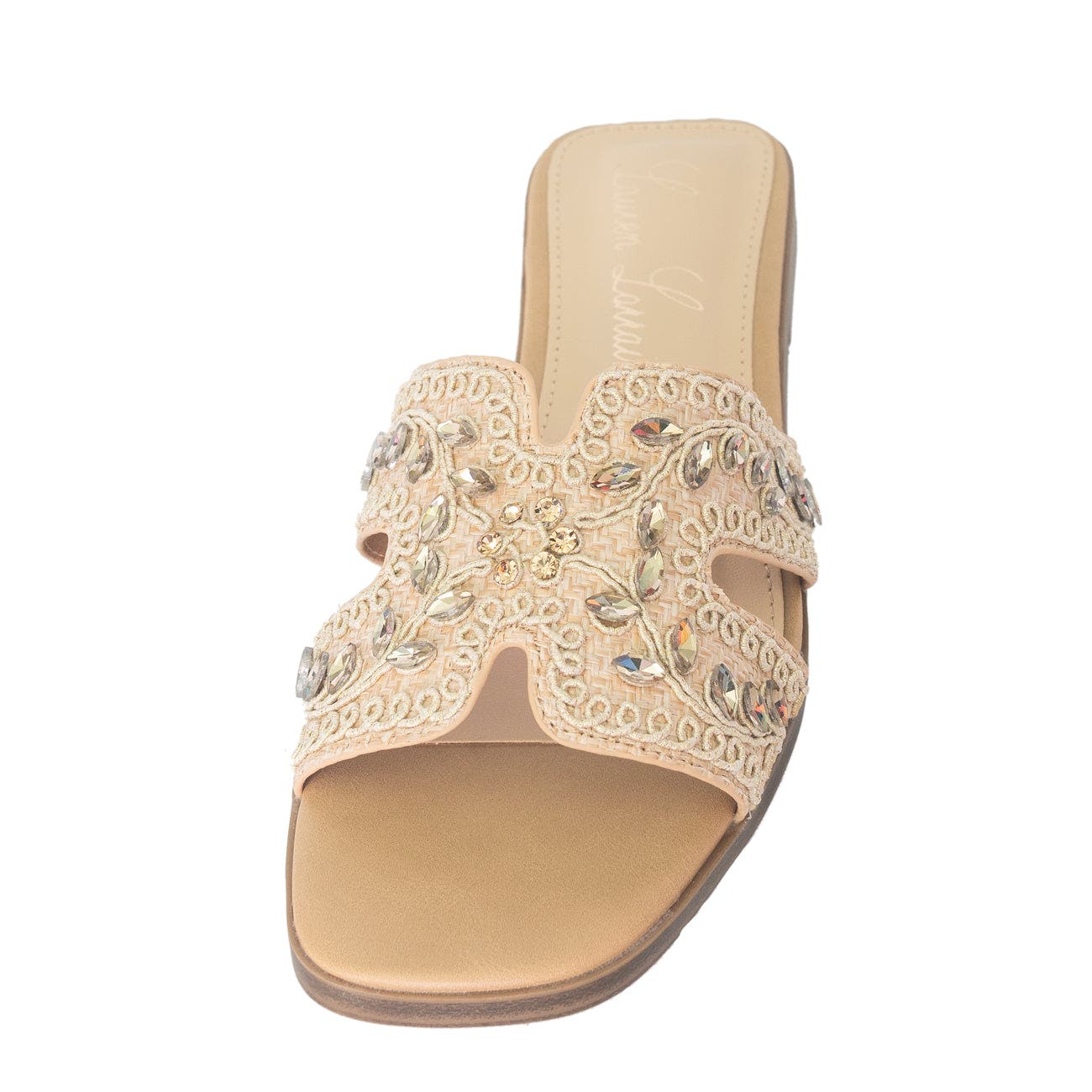 Lauren Lorraine Honey Sandals, Alternate, color, Beige