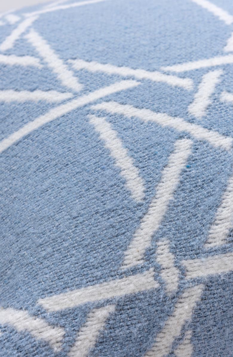 Brooks Brothers Lattice Work Decorative Throw Pillow, Alternate, color, Light Marine