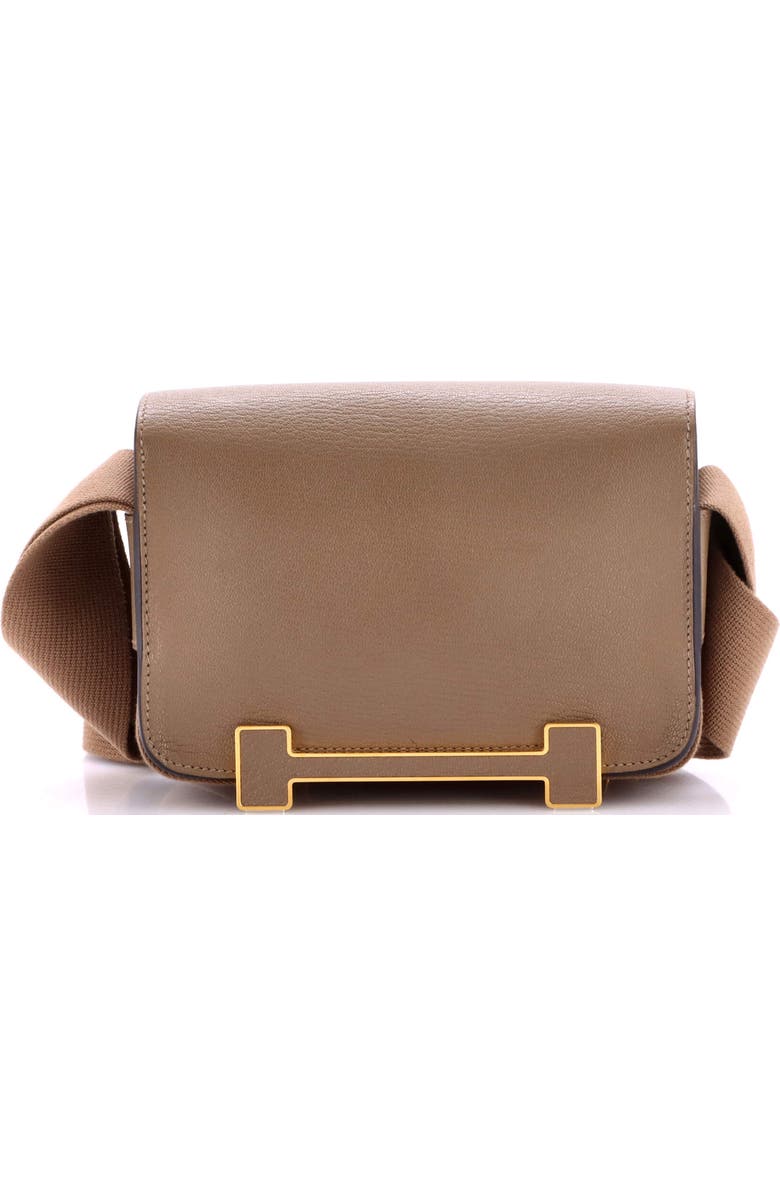 Pre-Owned Hermes Geta Bag Chevre Mysore, Main, color, Etoupe