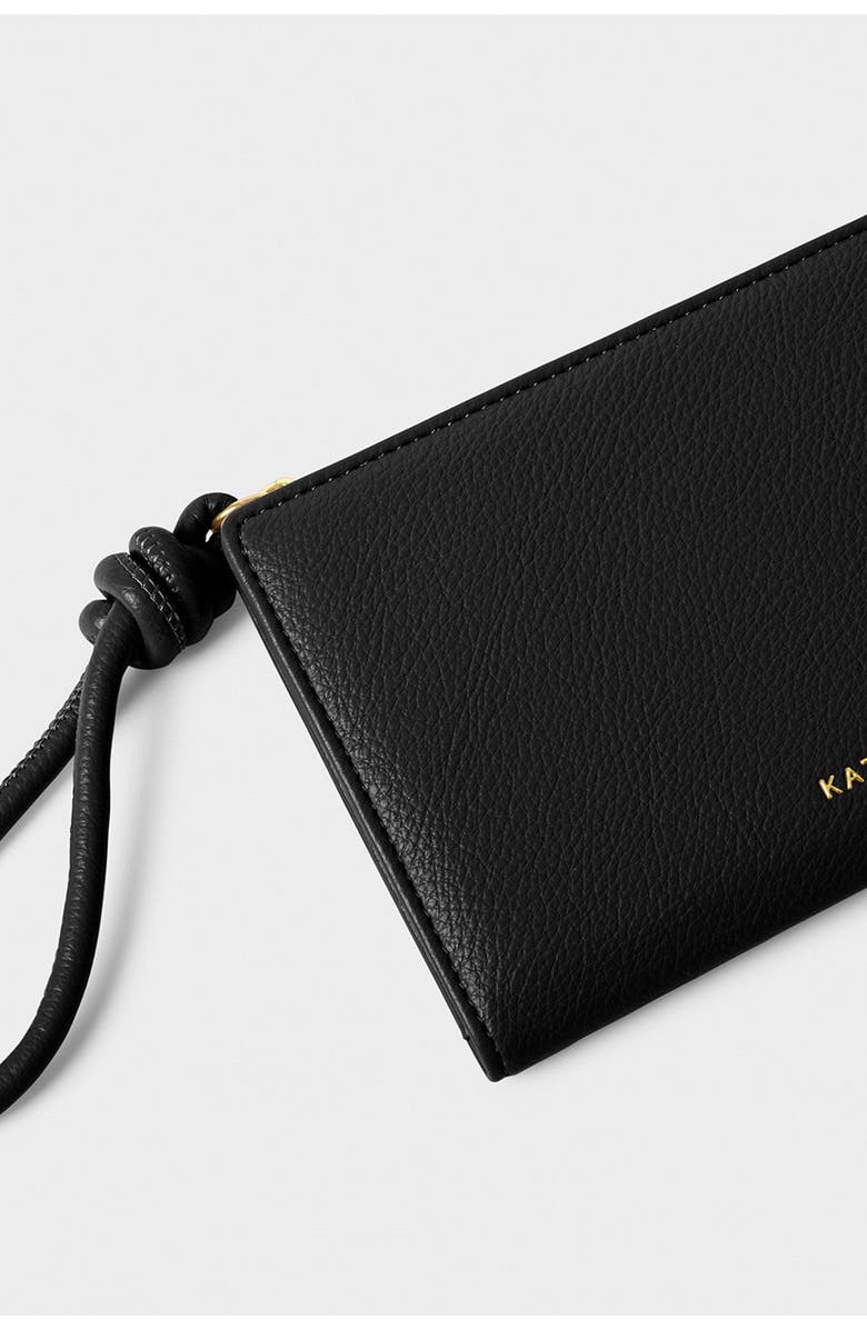 Katie Loxton Asha Fold-Out Wristlet, Main, color, Black
