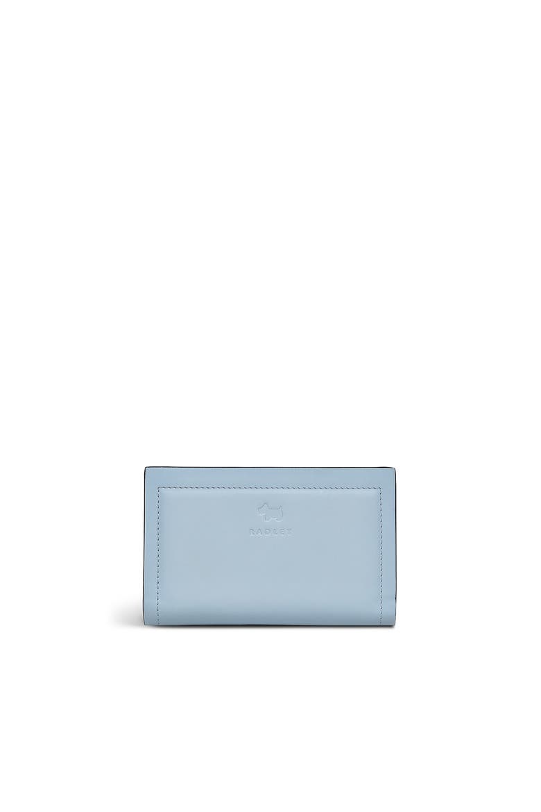 Heritage Border Medium Bifold Wallet, Main, color, Smoke Blue