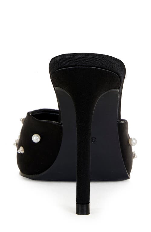 Azalea Wang Angelica Pointed Toe Mule In Black