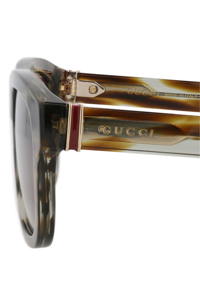 Gucci Novelty Sunglasses, Alternate, color, Havana Havana Brown