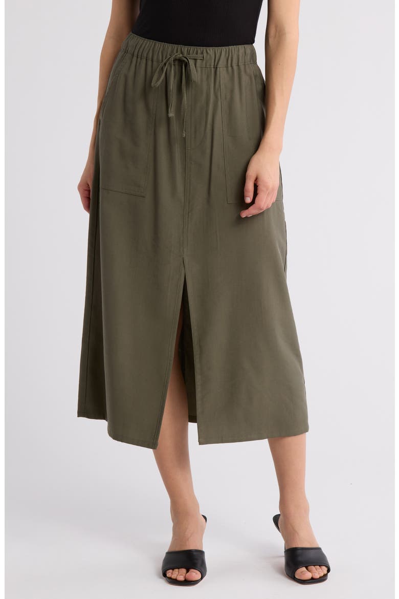 Utility Pocket Skirt, Main, color, WILLOW