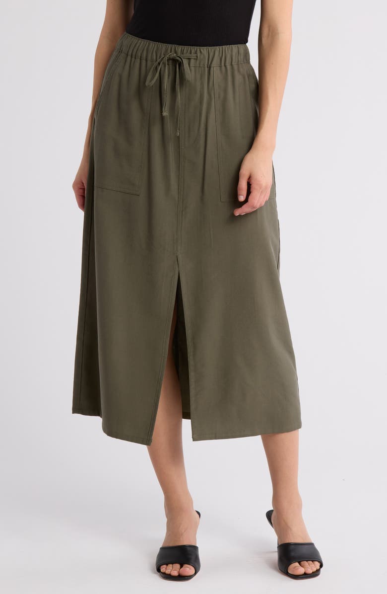 Sanctuary Utility Pocket Skirt, Main, color, Willow