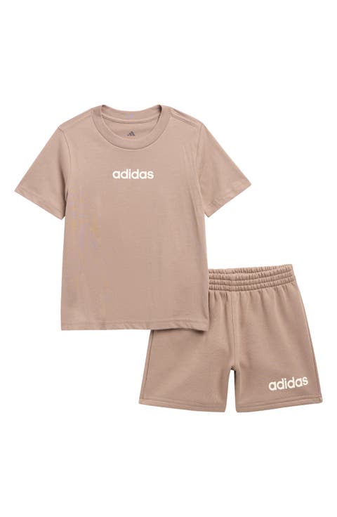 Kids' Logo Fleece T-Shirt & Shorts Set (Little Kid)