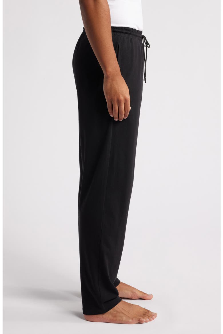 Cotton & Tencel® Modal Lounge Pants, Alternate, color, BLACK