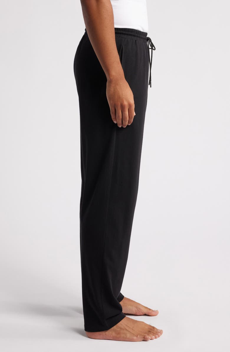 Nordstrom Cotton & Tencel<sup>®</sup> Modal Lounge Pants, Alternate, color, Black
