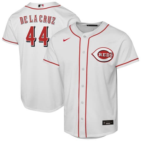 Youth Nike Elly De La Cruz White Cincinnati Reds Home Replica Player Jersey