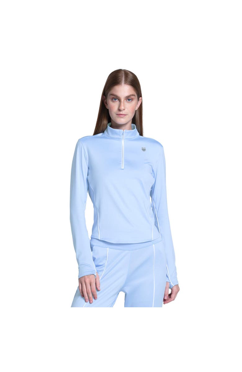 K-Swiss Edge Women's Tennis Quarter Zip, Main, color, 