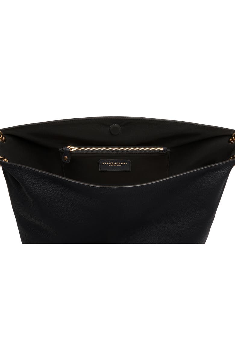 Strathberry Medium Lana Leather Bucket Bag, Alternate, color,