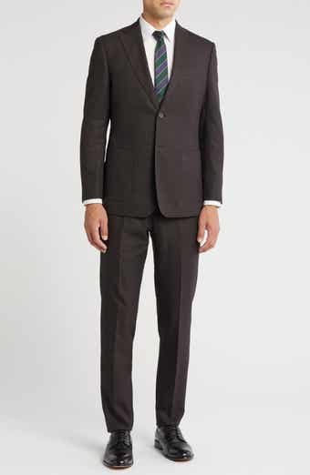 English Laundry Notch Lapel Wool Blend Two-Piece Suit