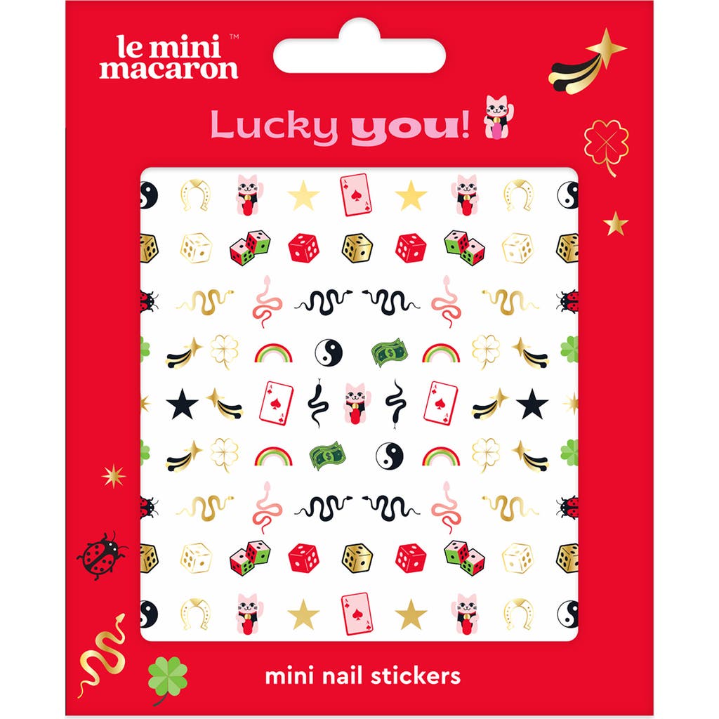 Le Mini Macaron Snake Charmer Mini Nail Stickers