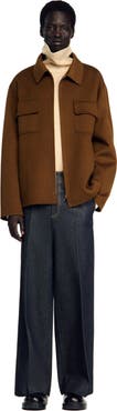SANDRO Zipped overshirt
