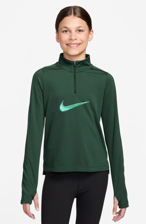 Kids' Dri-FIT Half Zip Pullover (Big Kid)