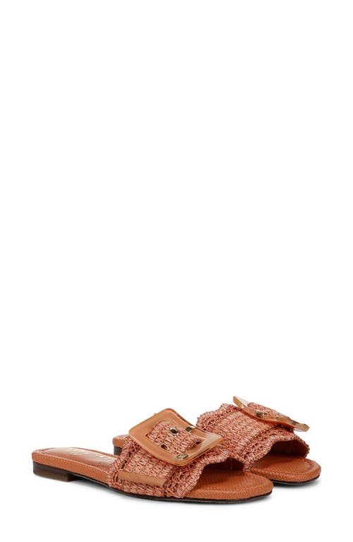 SAM EDELMAN SAM EDELMAN BAMBI RAFFIA BUCKLE SLIDE SANDAL 