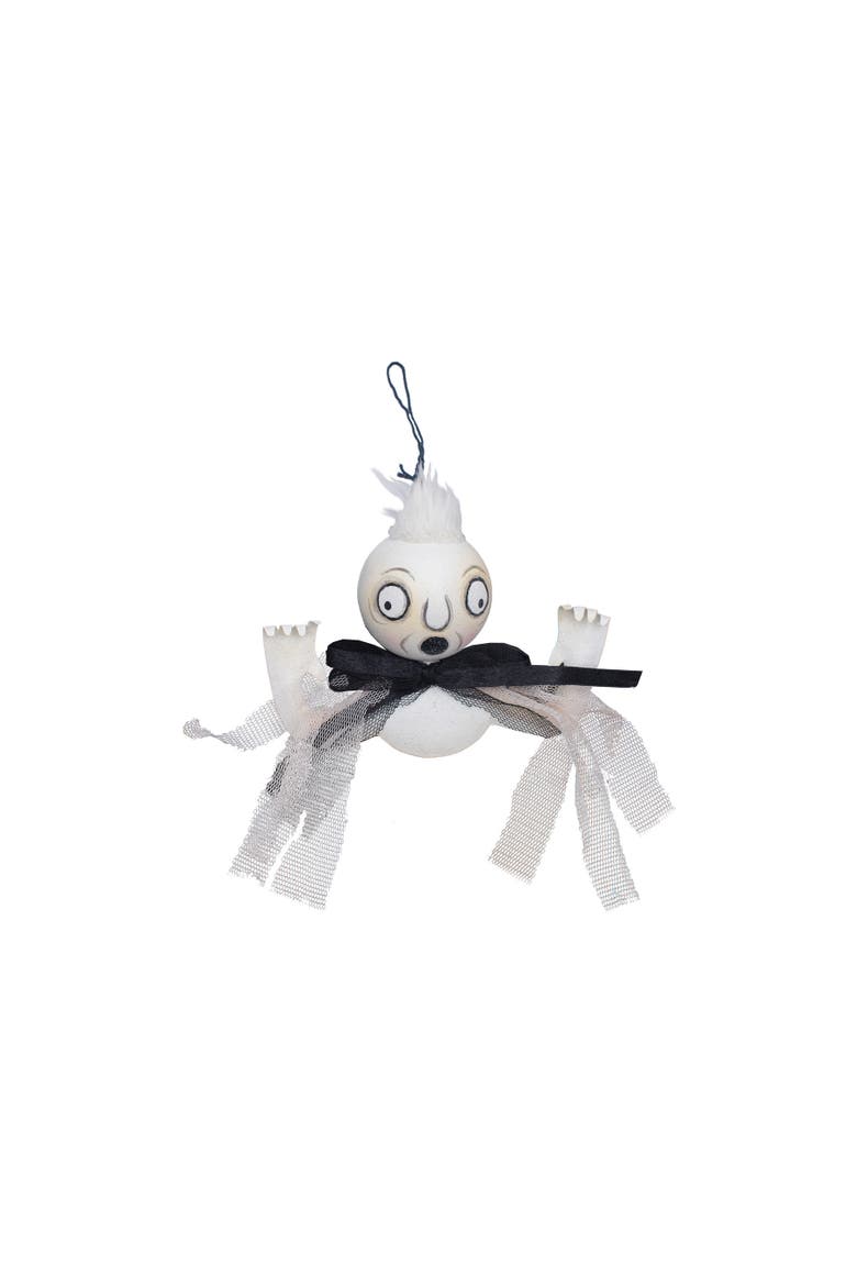 Morphieus Halloween Joe Spencer Gathered Traditions Tin Ornament, Main, color, White
