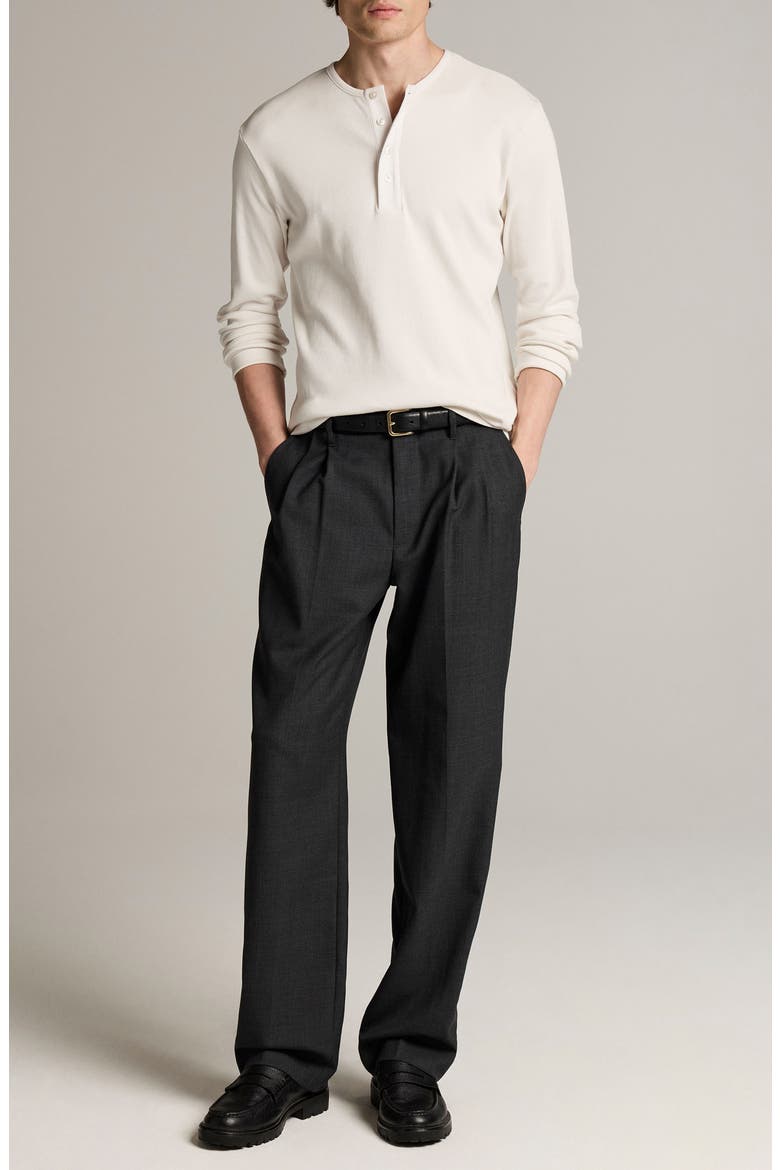 Ribbed Long Sleeve Henley, Alternate, color, OFF WHITE