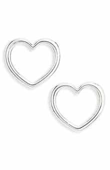 NORDSTROM RACK Open Heart Stud Earrings