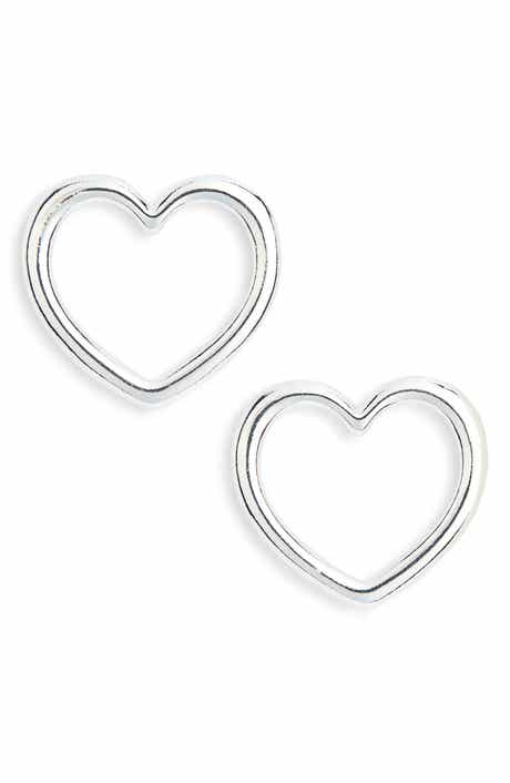 NORDSTROM RACK Open Heart Stud Earrings